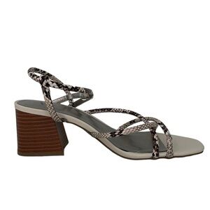 Worthington Snakeskin Strappy Sandals